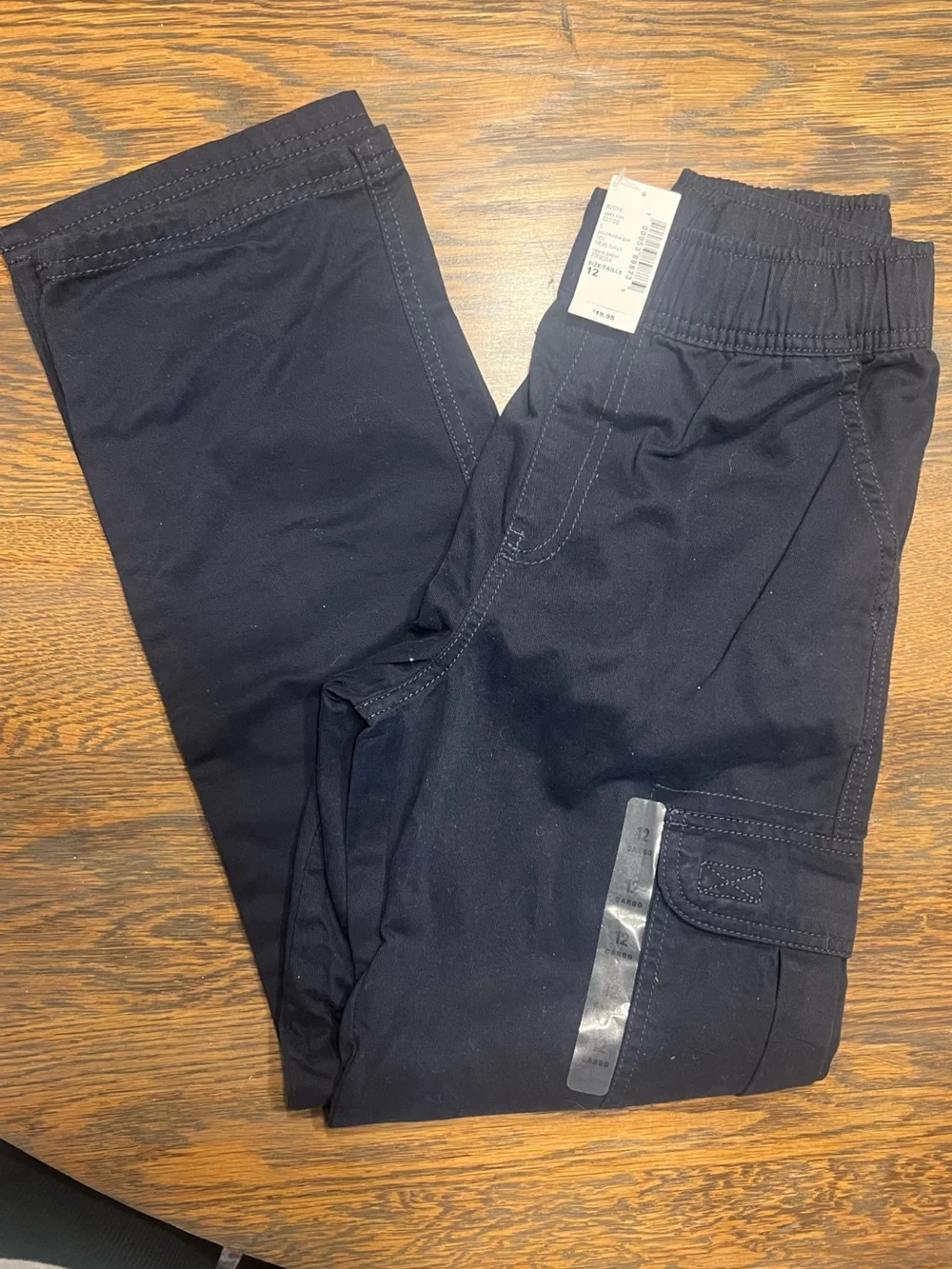 Children’s Place NWT Casual Elastic-Waist Navy Cargo Pants